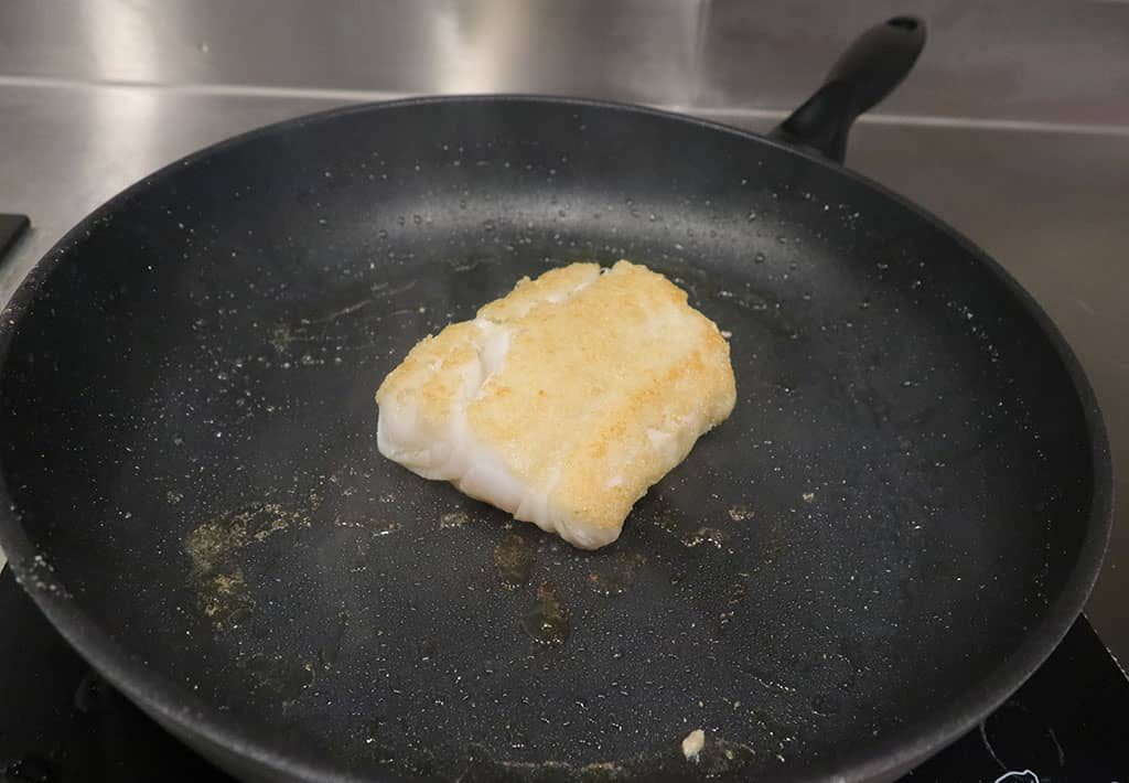 Hoe bak ik kabeljauw in de pan, stap 6: Wanneer klaar