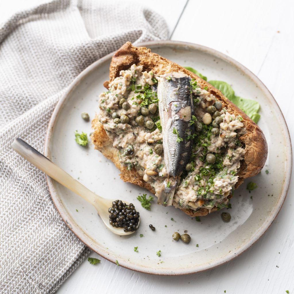 Ansjovis recept met Sardines en aardappel