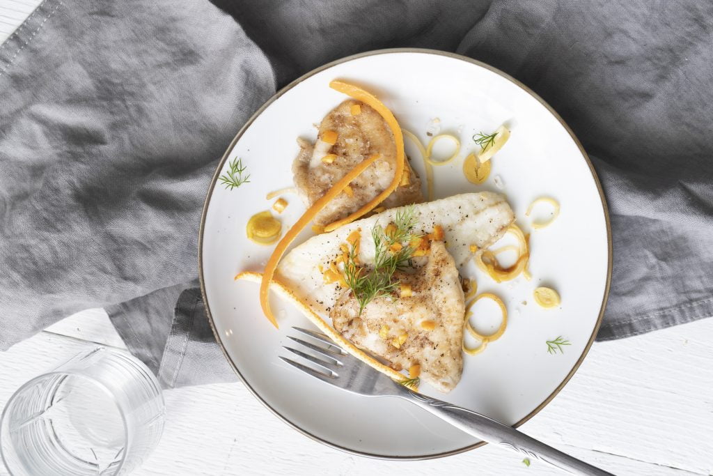 Heilbot recept uit de oven met winterwortel venkel ui en dille